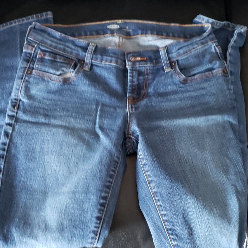 Tapered leg jeans